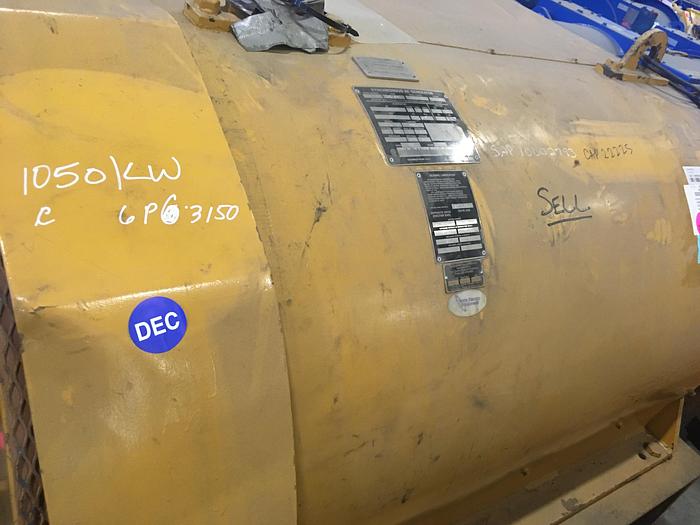 Used KATO GENERATOR END Model: 1050EN9D 1200 RPM 600 VOLT