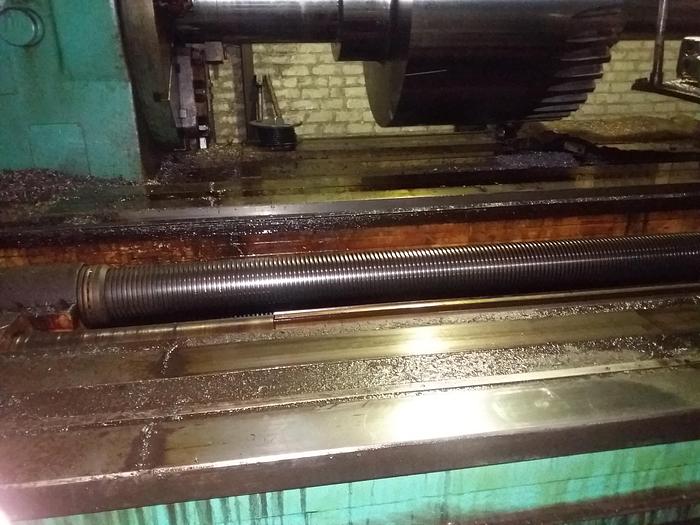 Used 1979 KOLOMNA 5V375 (D1250,M50) Semiautomatic  horizontal gear hobbing for cylindrical wheels