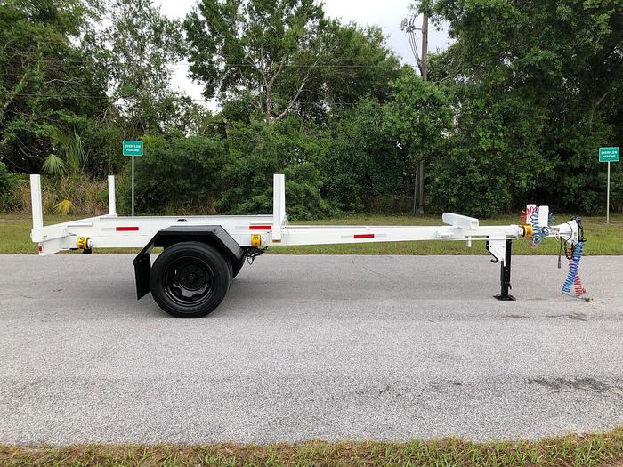 Used 2003 Reid's PT15 SA Extendable Pole Trailer AB - H14356