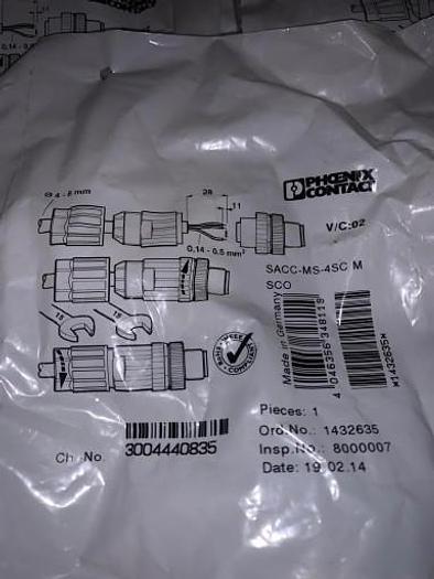 SACC-MS-4SC M SCO 1432635 PHOENIX CONTACT Connecto