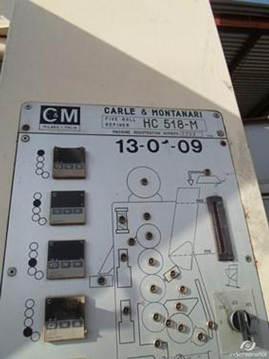 Used CARLE & MONTANARI 1800mm CHOCOLATE REFINER