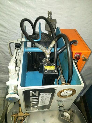 Used Neff 2 Ton Press with Rotary Table Rapid Assembly Stamping Pressing