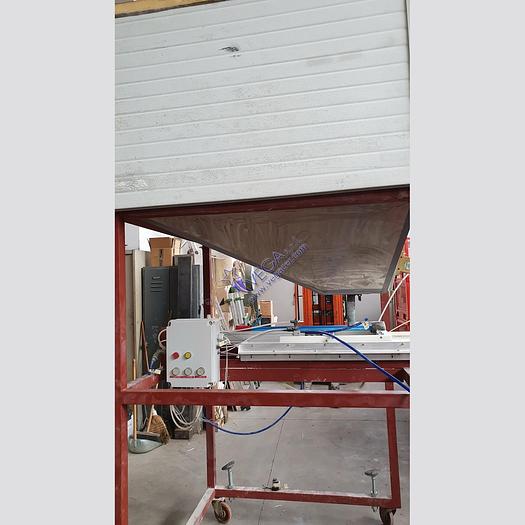 Used Hydraulic press POTVEL with 4 columns