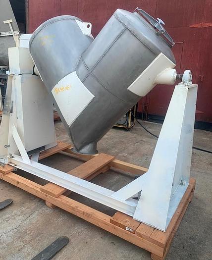 Used Mixer, V-Type, 20 CF, S/st, Patterson Kelley, 65 lbs/CF #S744267