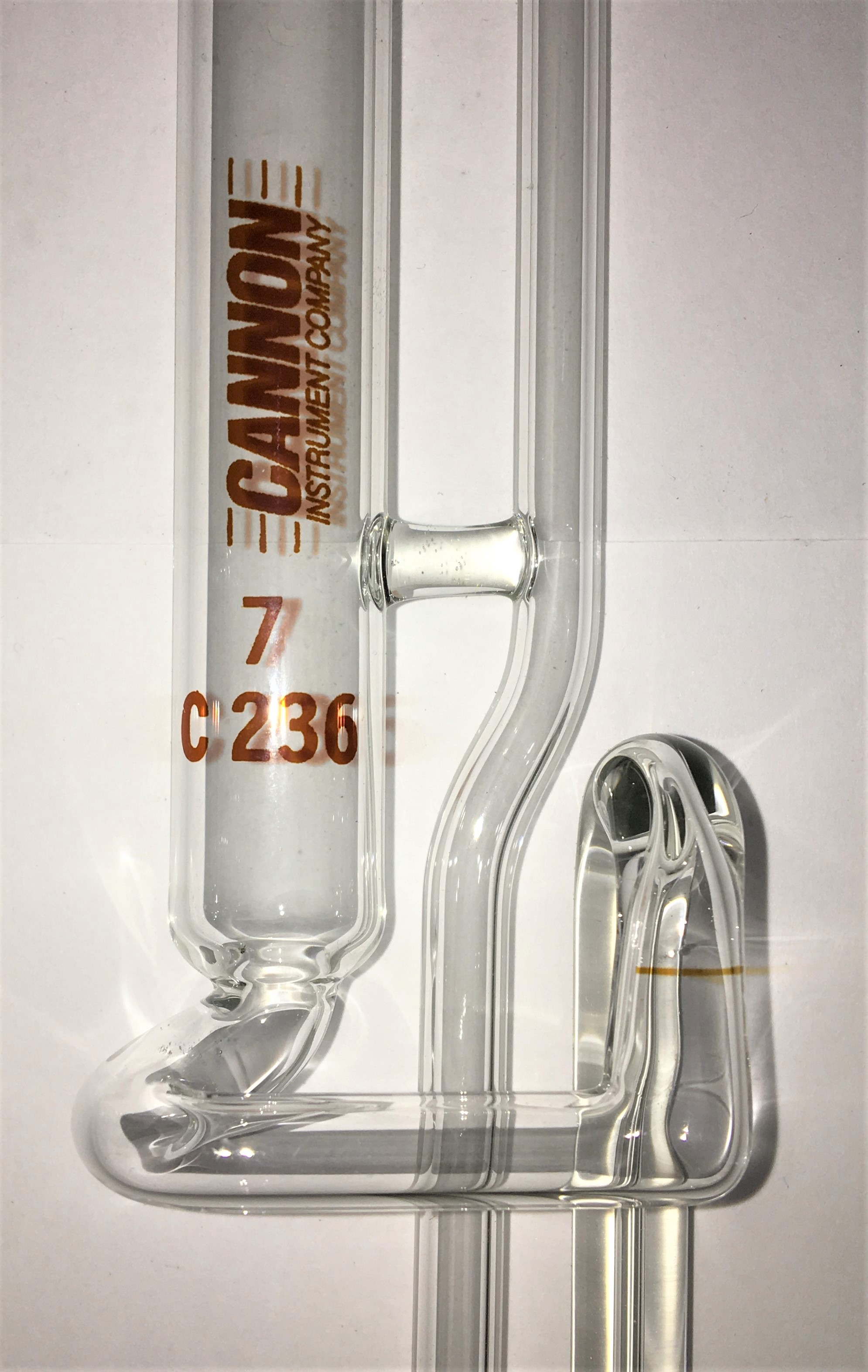 New Open Box Cannon-Fenske ZCAC-7 (9723-S68) Zeitfuchs Cross-Arm Viscometer Tube (No Certificate) - Size 7