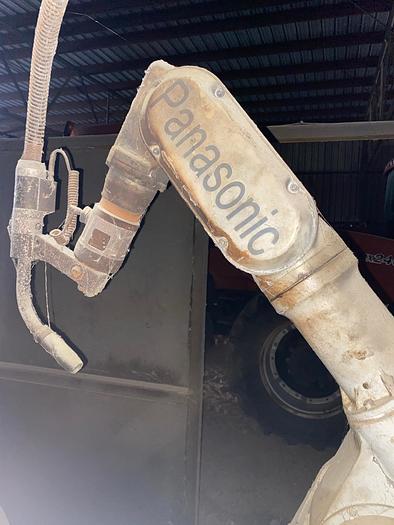 Used Panasonic Robotic Weld Cell with Rotary Table,  Panasonic YA-1NAR61 Controller