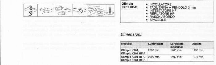 Usato 2002 SCM GROUP K201CE