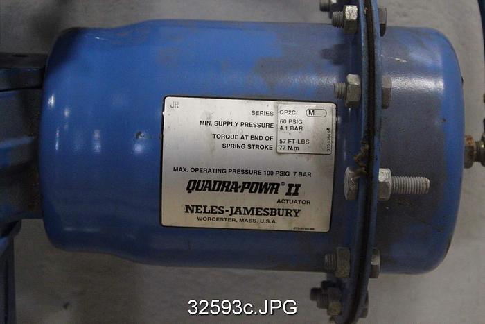Unused Neles Jamesbury 4" V-Ball Control Valve #32593
