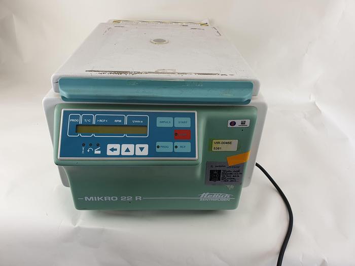 Used Hettich Micro 22 R Centrifuge