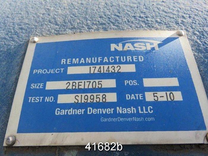 Used Nash 2BE1705 Vacuum Pump #41682