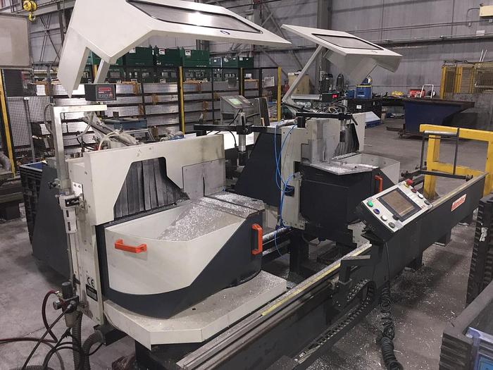 Used 2005, ELUMATEC, DG 104/02, CNC DOUBLE END MITER CUT-OFF SAW