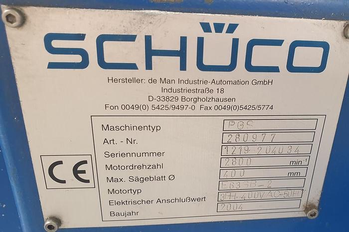 Gebraucht Glasleistensäge Schüco PGS mit Positioniereinheit