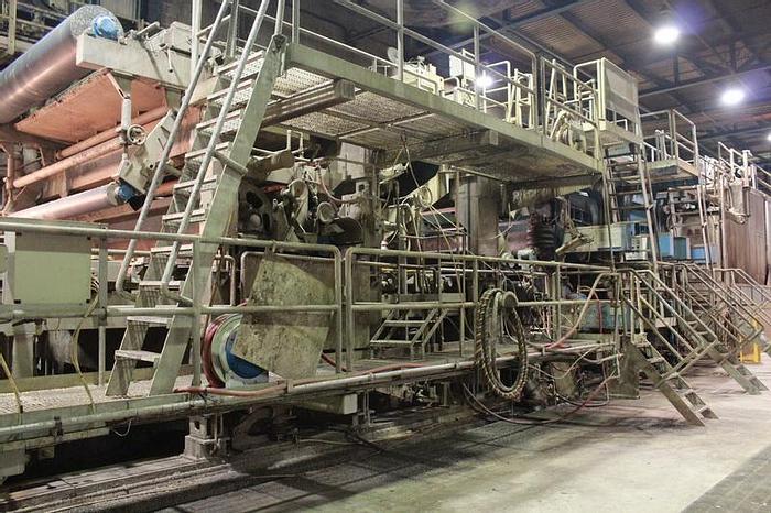 Used GL&V  Complete 110" Trim 2-Ply  Paper Machine #30139