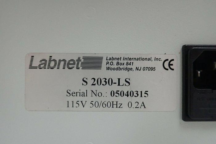 Used Labnet S 2030-LS Orbital LS Mixer Shaker