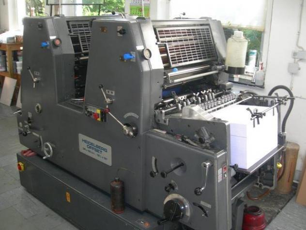 Used Heidelberg GTOZ46 twocolor offset printing 1979