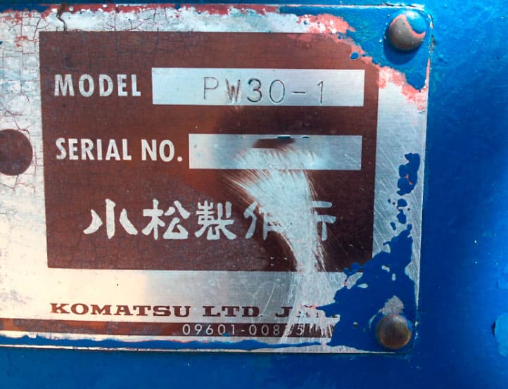 Used Komatsu  PW 30-1 - Mini Excavator 