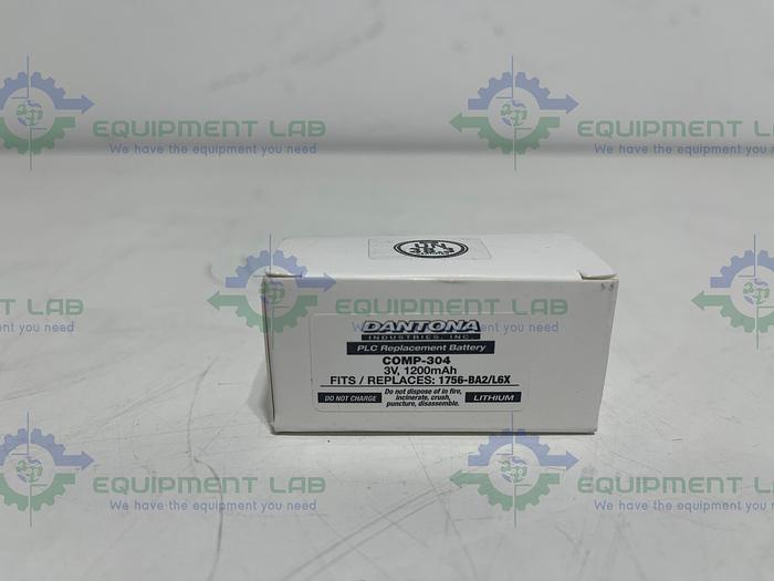 Lot of 4- Dantona Comp-304 PLC Replacement Lithium Battery 3V, 1200mAh
