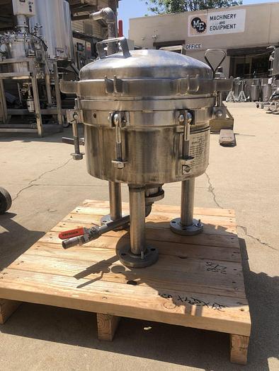 Used Filter, Pressure Leaf, 3.5 SF, 316 S/st, Sparkler, Mdl 14D4 #S743818