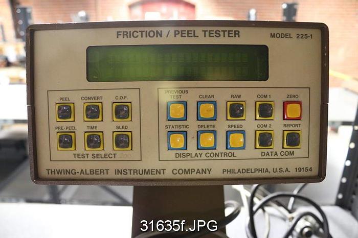 Used L & W 225-1 Friction/Peel Tester #31635