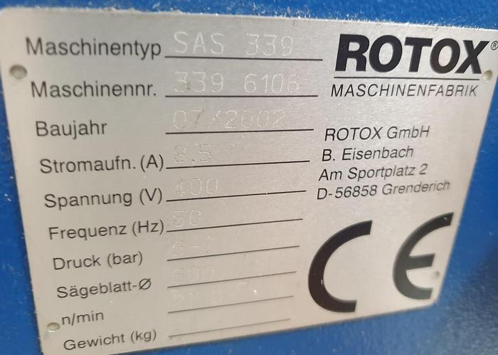 Gebraucht Ausklinksäge Rotox SAS 339
