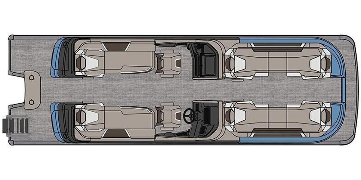 2026 Avalon Excalibur Quad Lounge Windshield - 27 FT