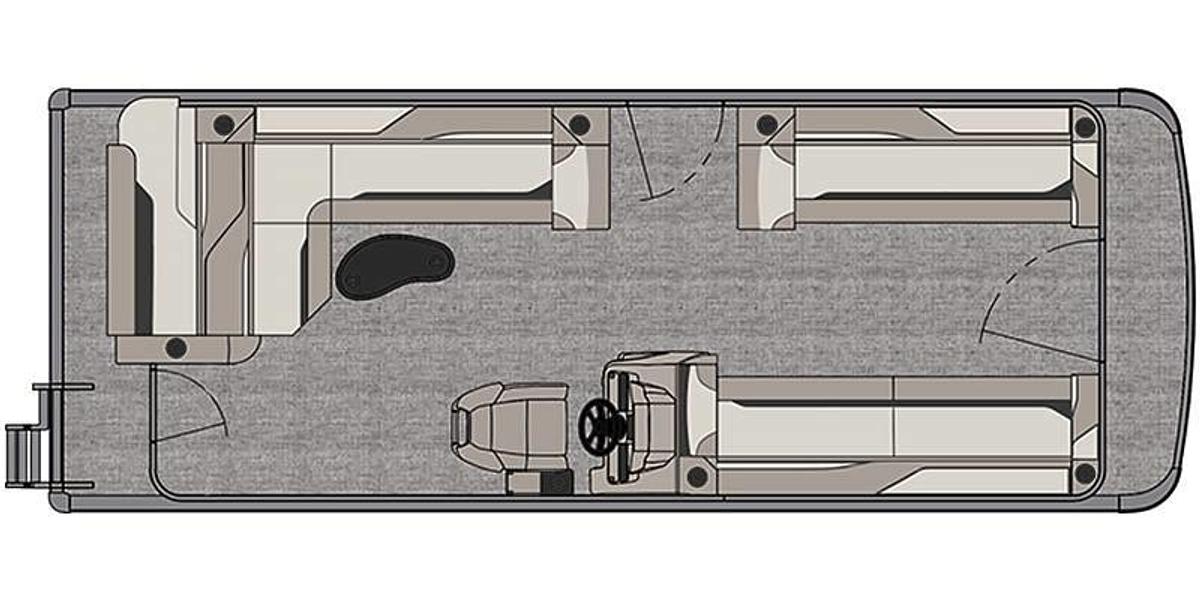 2026 Avalon Venture Cruise Rear Bench - 23 FT