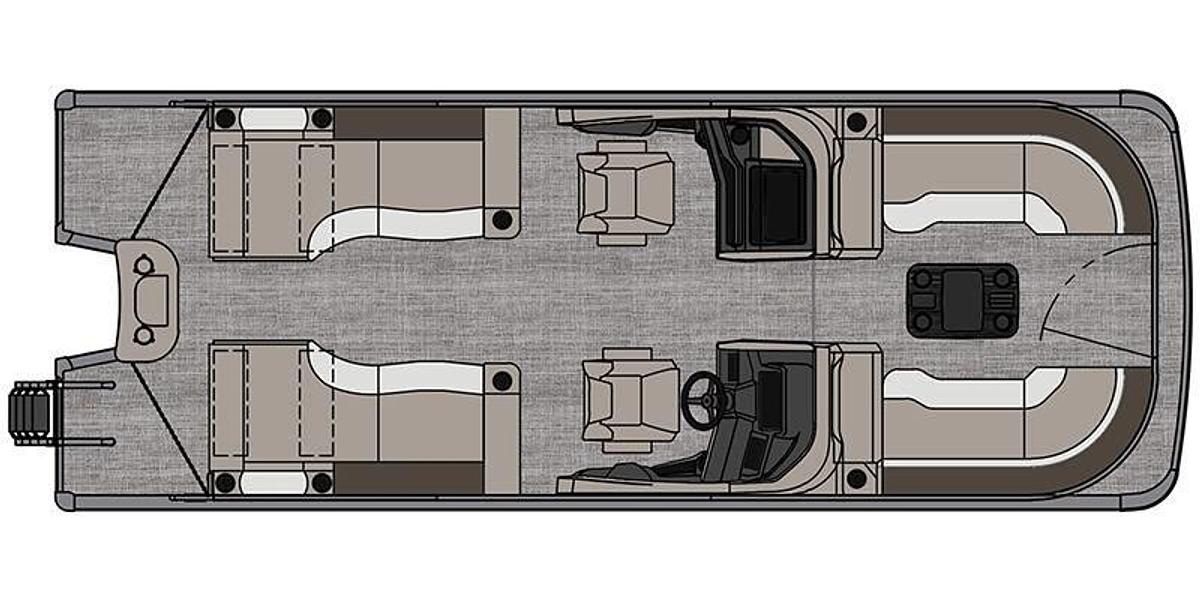 2026 Avalon Catalina - 23 FT Quad Lounger Shift Windshield