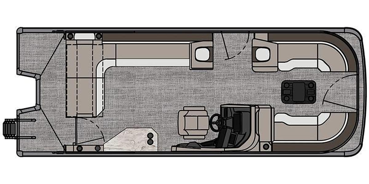 2026 Avalon Catalina - 23 FT Cruise Rear Bench