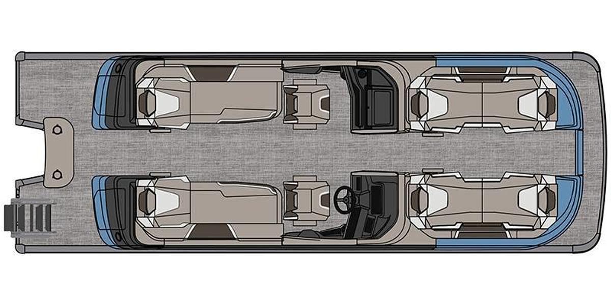 2026 Avalon Excalibur Quad Lounge Windshield - 25 FT