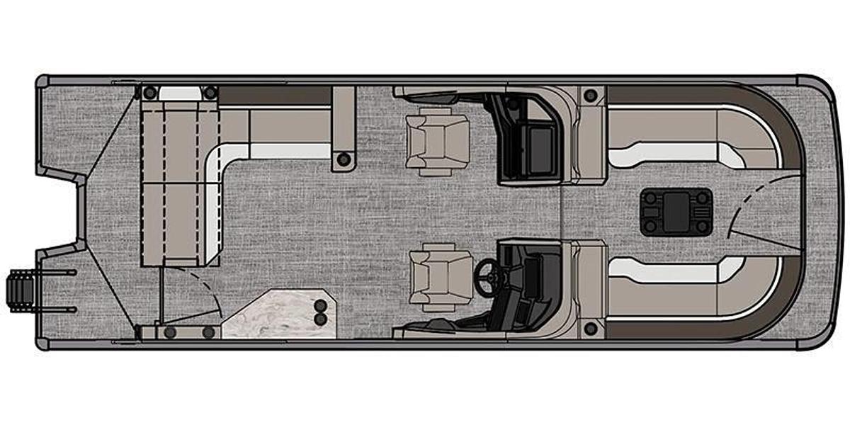2026 Avalon Catalina Cruise Rear Bench Windshield- 23 FT