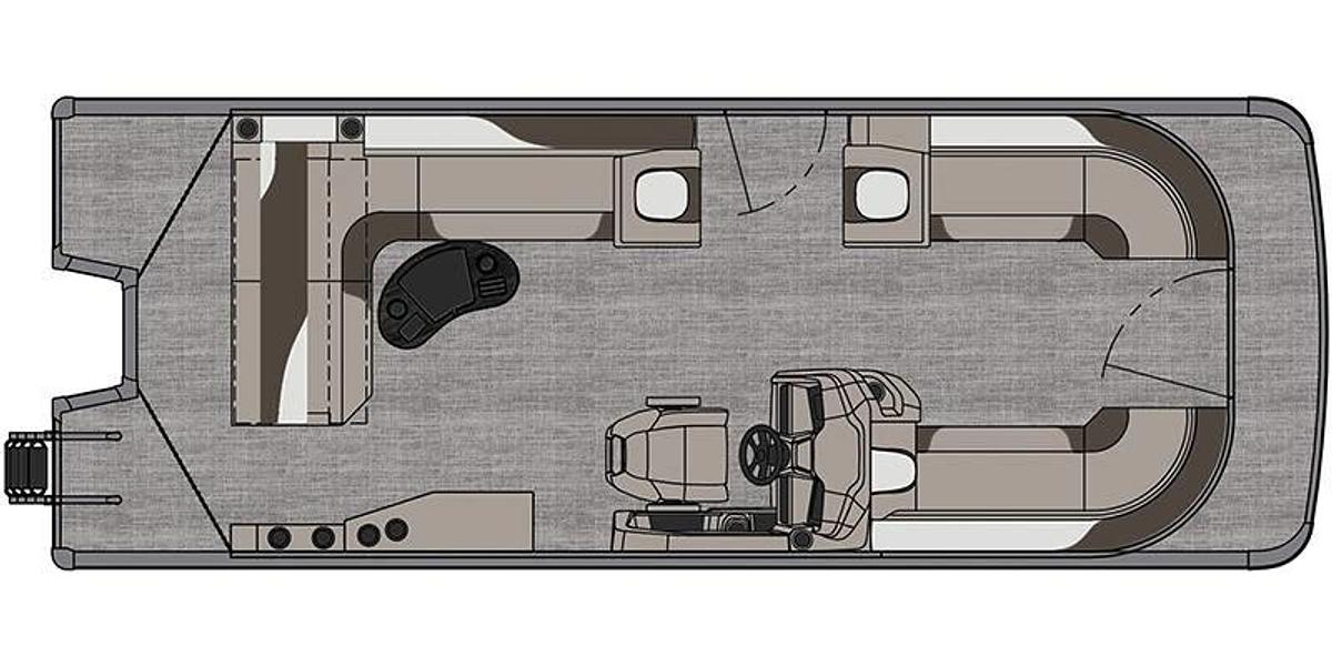 2026 Avalon LSZ - 23 FT Cruise Rear Bench