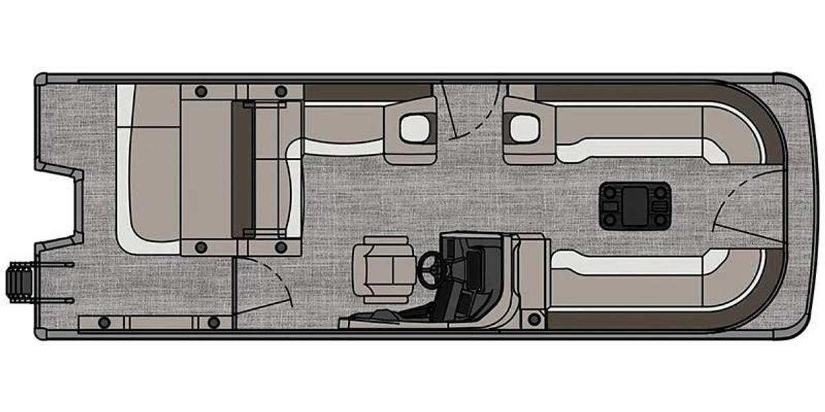 2026 Avalon Catalina - 25 FT Versatile Rear Bench