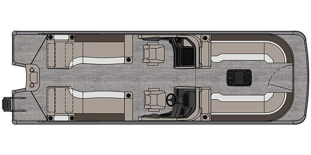 2026 Avalon Catalina Quad Lounger Shift Windshield - 27 FT