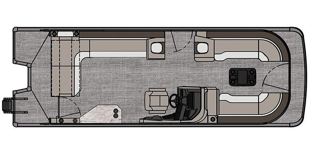 2026 Avalon Catalina Cruise Rear Bench - 25 FT