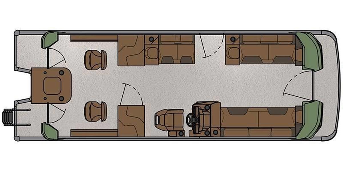 2026 Avalon GEOfish Rear Fish - 25 FT