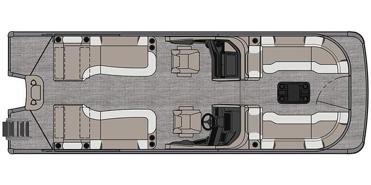 2026 Avalon Excalibur LTD Quad Lounger Shift Windshield - 25 FT
