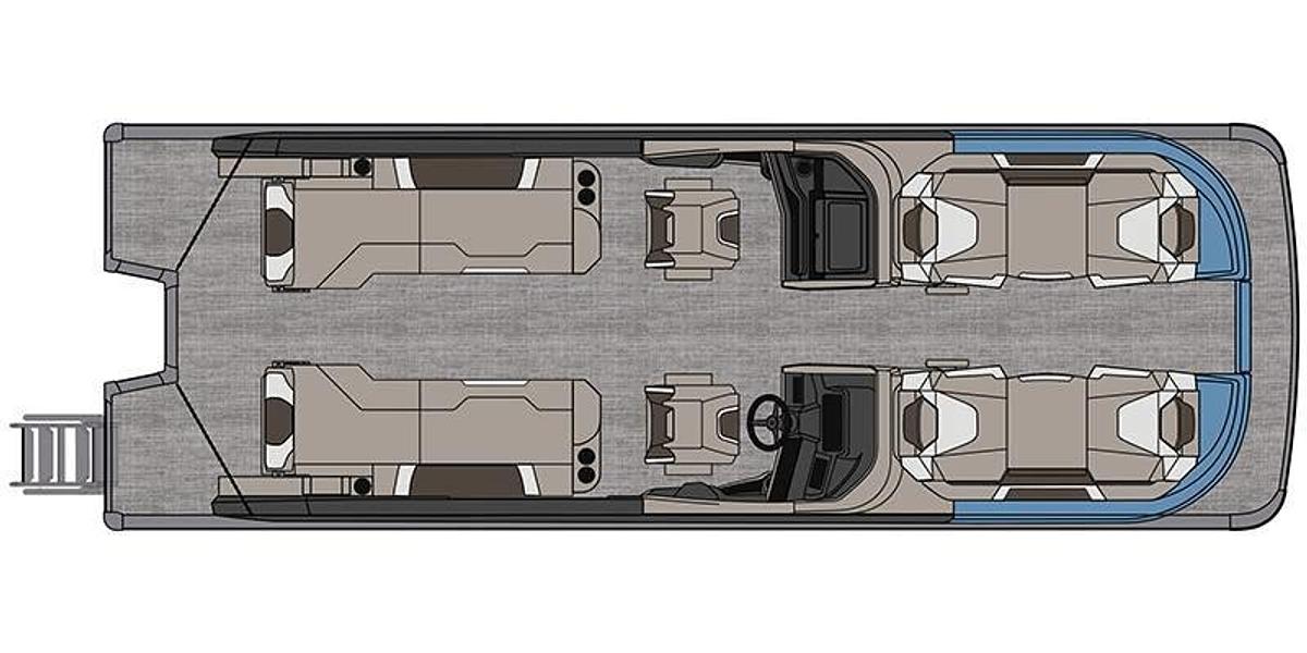 2026 Avalon Excalibur Quad Lounger Shift Windshield - 25 FT