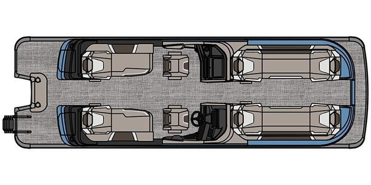 2026 Avalon Excalibur - 25 FT Quad Lounge Windshield