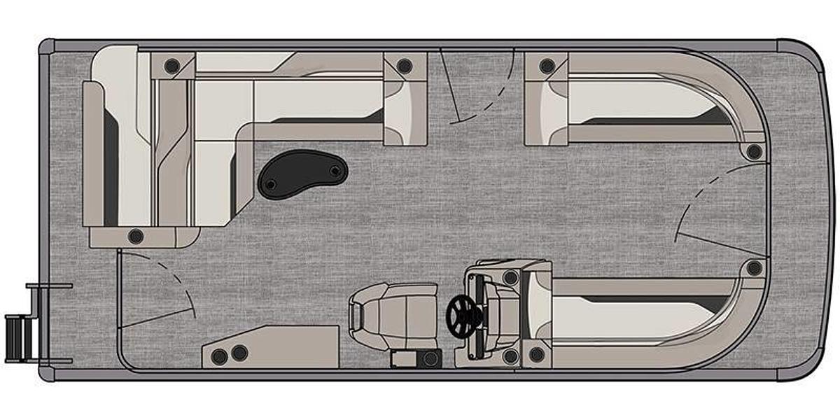 2026 Avalon Venture 85 - 21 FT Cruise Rear Bench