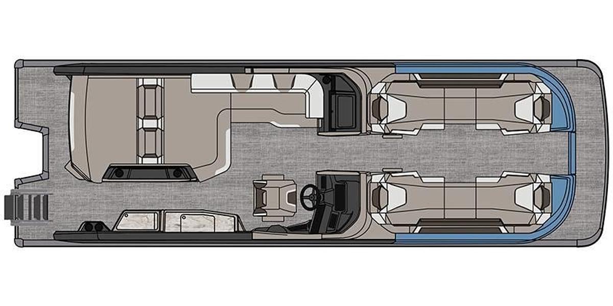 2026 Avalon Excalibur Versatile Rear Bench Windshield - 27 FT