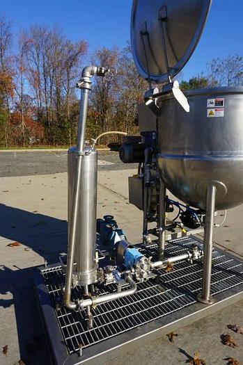 Used JC PARDO 100 GAL HORIZONTAL MIX & SCRAPE STEAM KETTLE #690C 100 GAL. HORIZONTAL MIX only @ AMERICA'S STEAM KETTLE HEADQUARTERS !