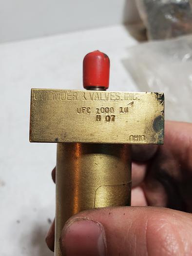 Cylinders & Valves Inc Pneumatic Cylinder UFC1000 1 BRASS BODY