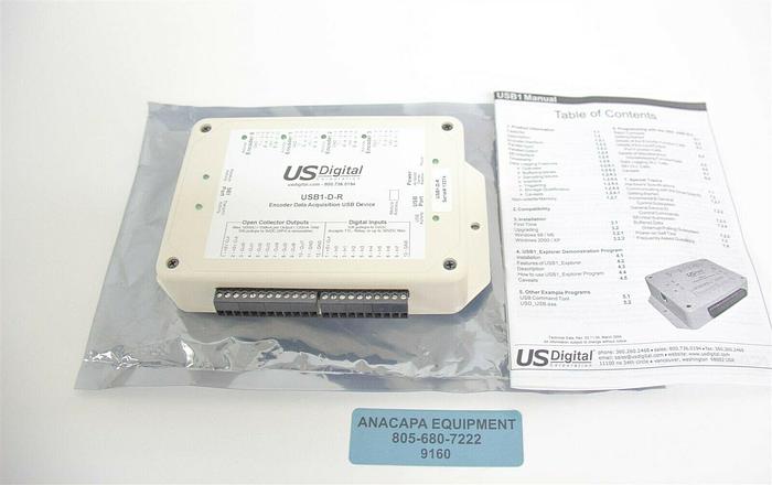 Used US Digital Corporation USB1-D-R USB to Encoder Interface New (9160)K
