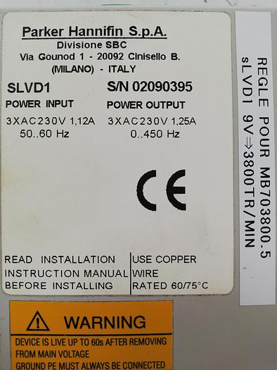 Used Parker sLVD1