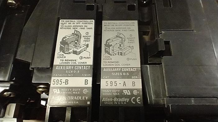 Used Allen-Bradley 509-COD NEMA Size 2 Series B Motor Starter 25hp 45amp GH116