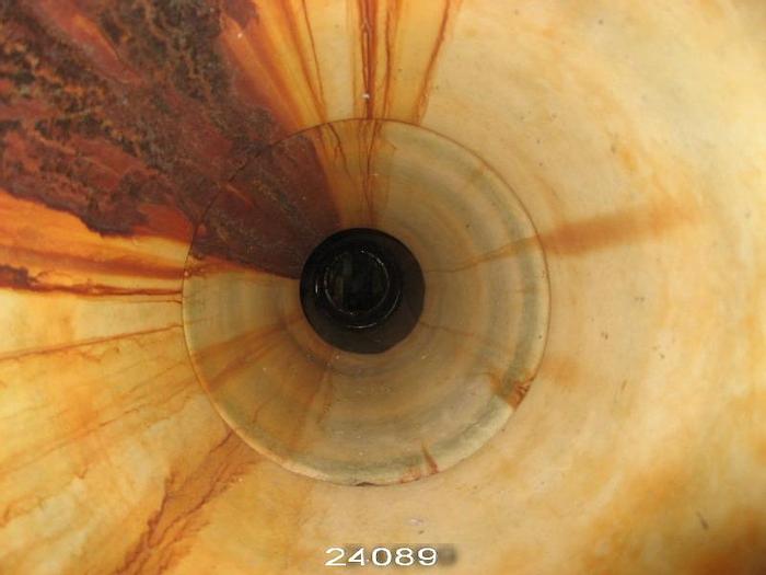 Used Black Clawson 25 High Density Cleaner, 25", Ceramic Lined, Mild Steel Body, With Automatic Rejects Dump, Model 25 #24089