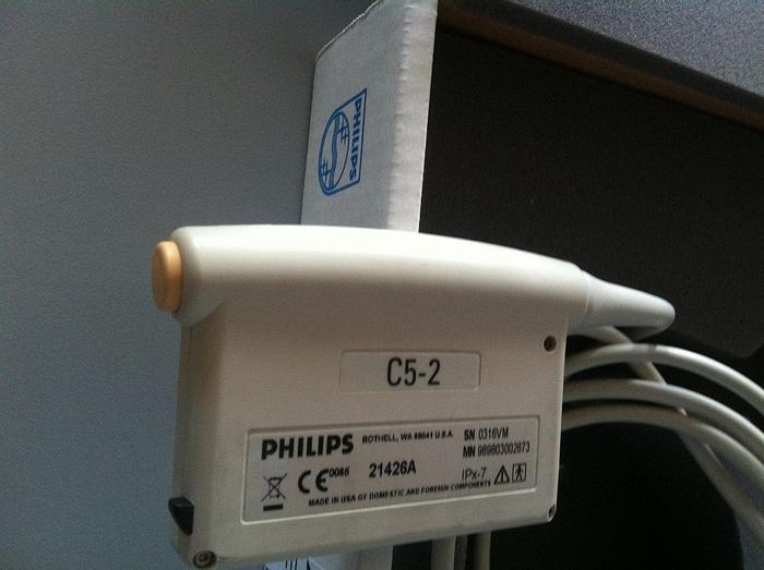 Gebraucht Philips C5-2 Probe, konvex gekrümmten Ultraschall Sonde, Ultrasound Transducer