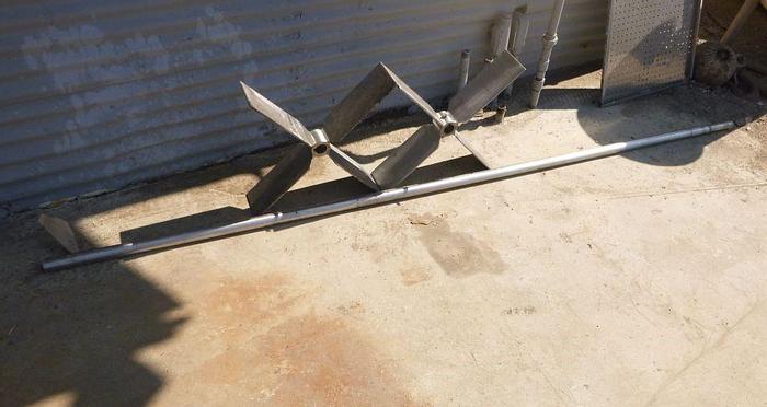 Used Tank, 2,000 Gallon, S/st, 86" X82", Agit, #S744133