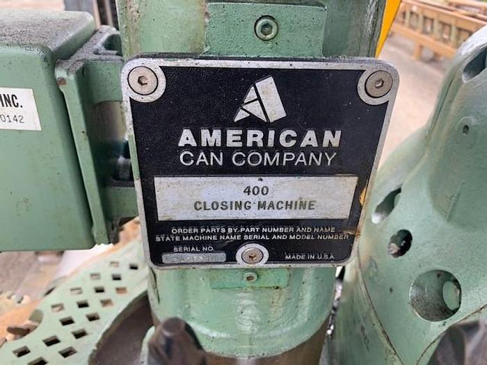 Used Canco 400 Automatic Closing Machine 400