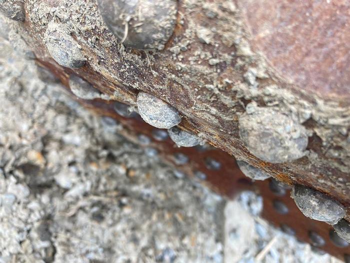 Used 17-1/2" DHD 112 Shank Hammer Bit